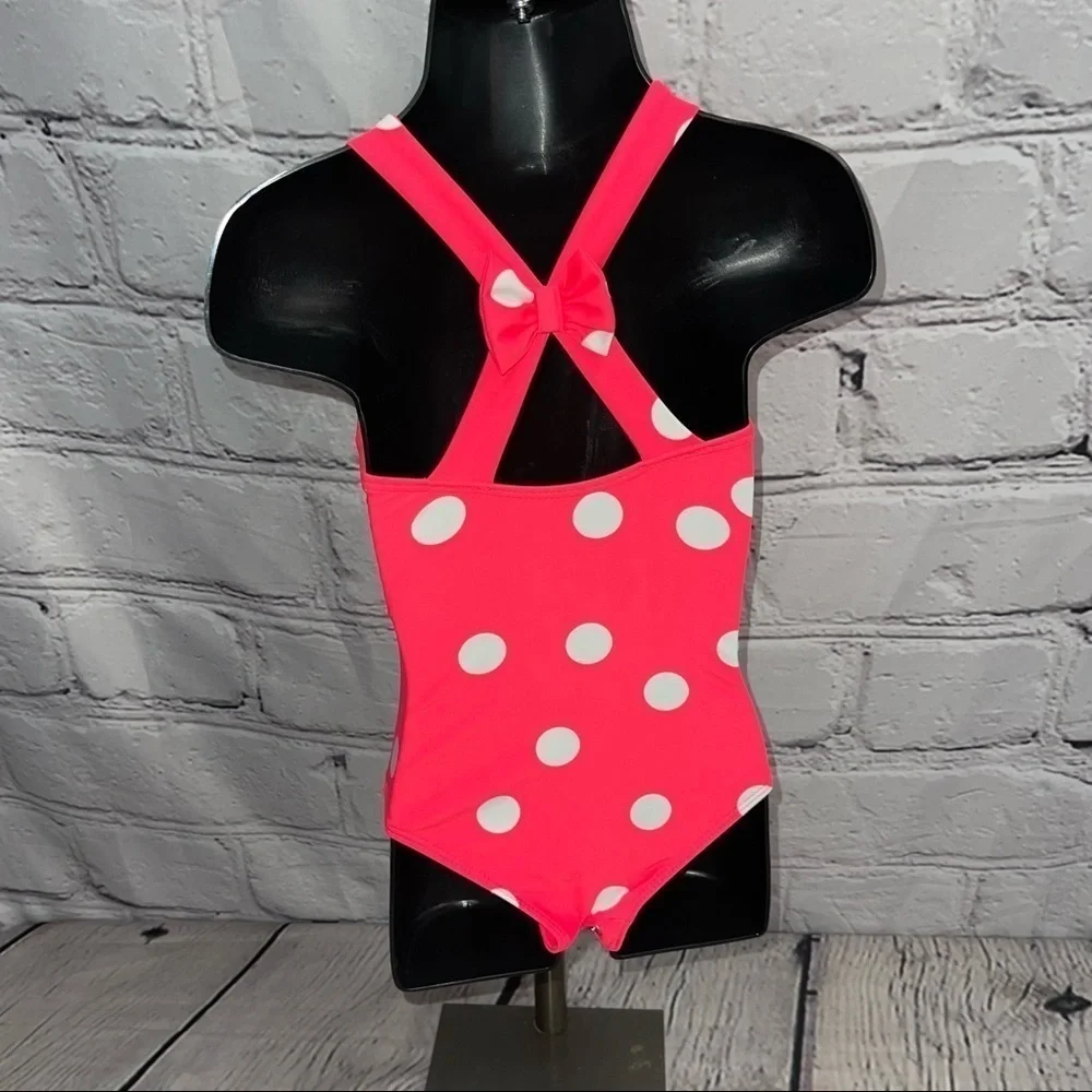 Carters polka dot swimsuit 12m